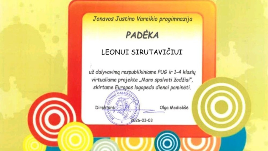 LEONO PADĖKA